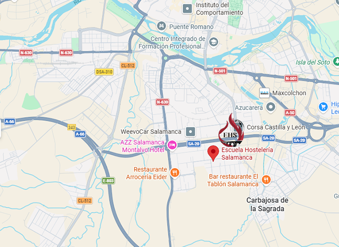 Mapa Escuela Carbajosa de la Sagrada